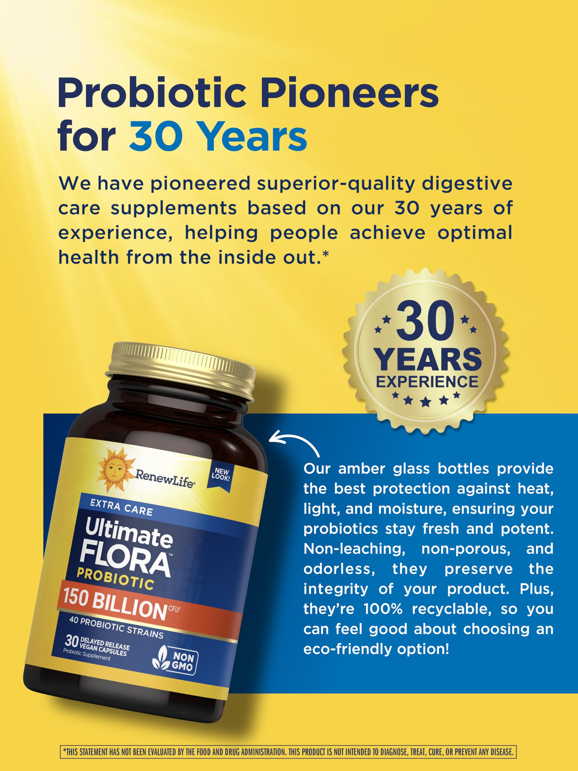 Non-GMO Project Verified seal on probiotic packaging