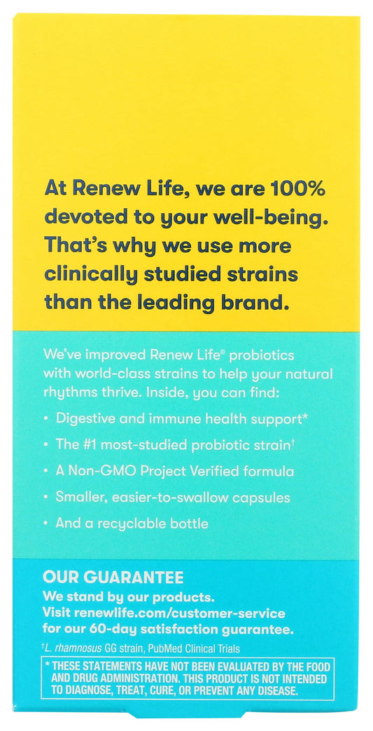 Close-up of the Men's Care Probiotic label on the bottle