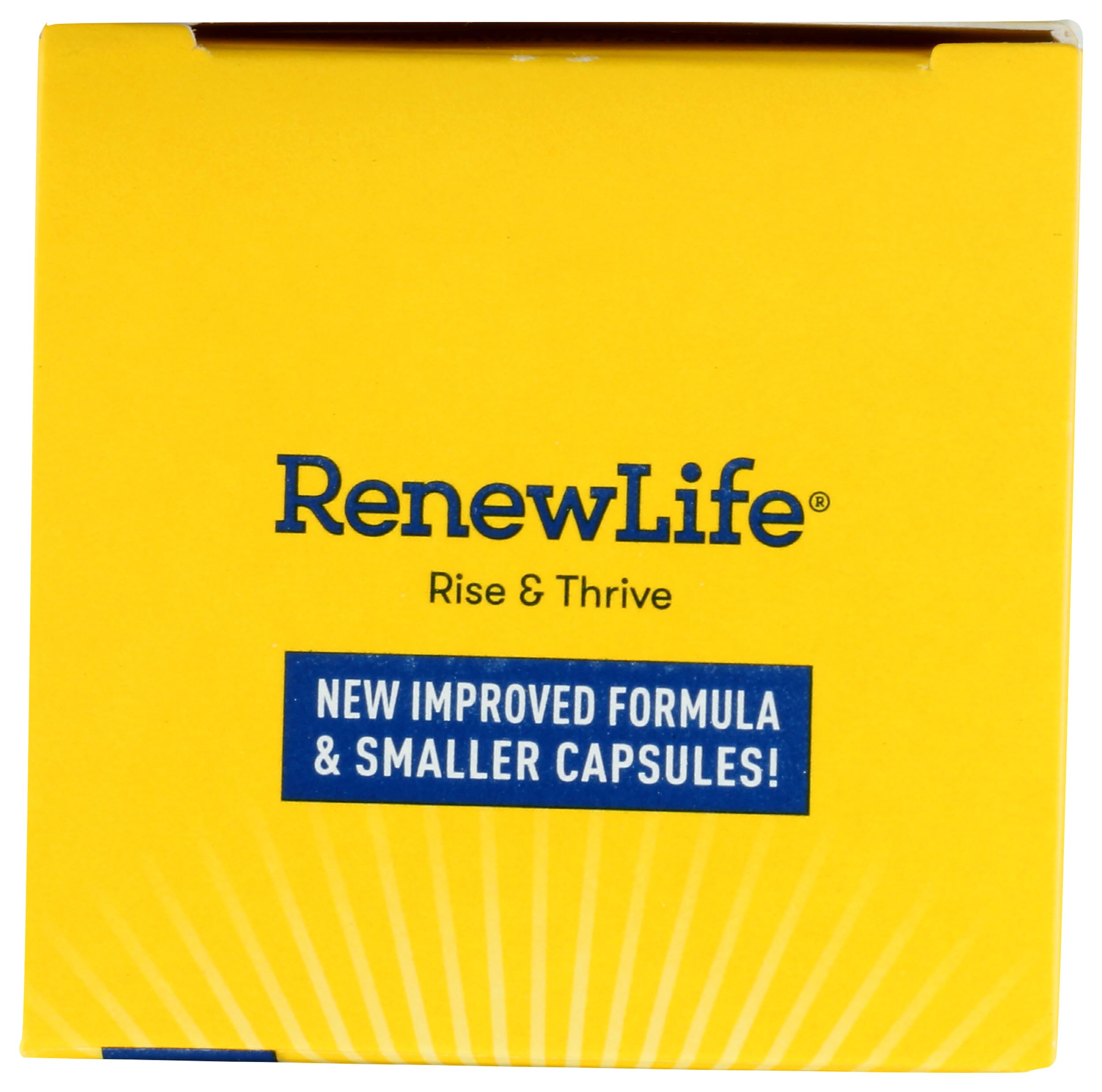 Probiotic capsules inside Renew Life Men's Care bottle