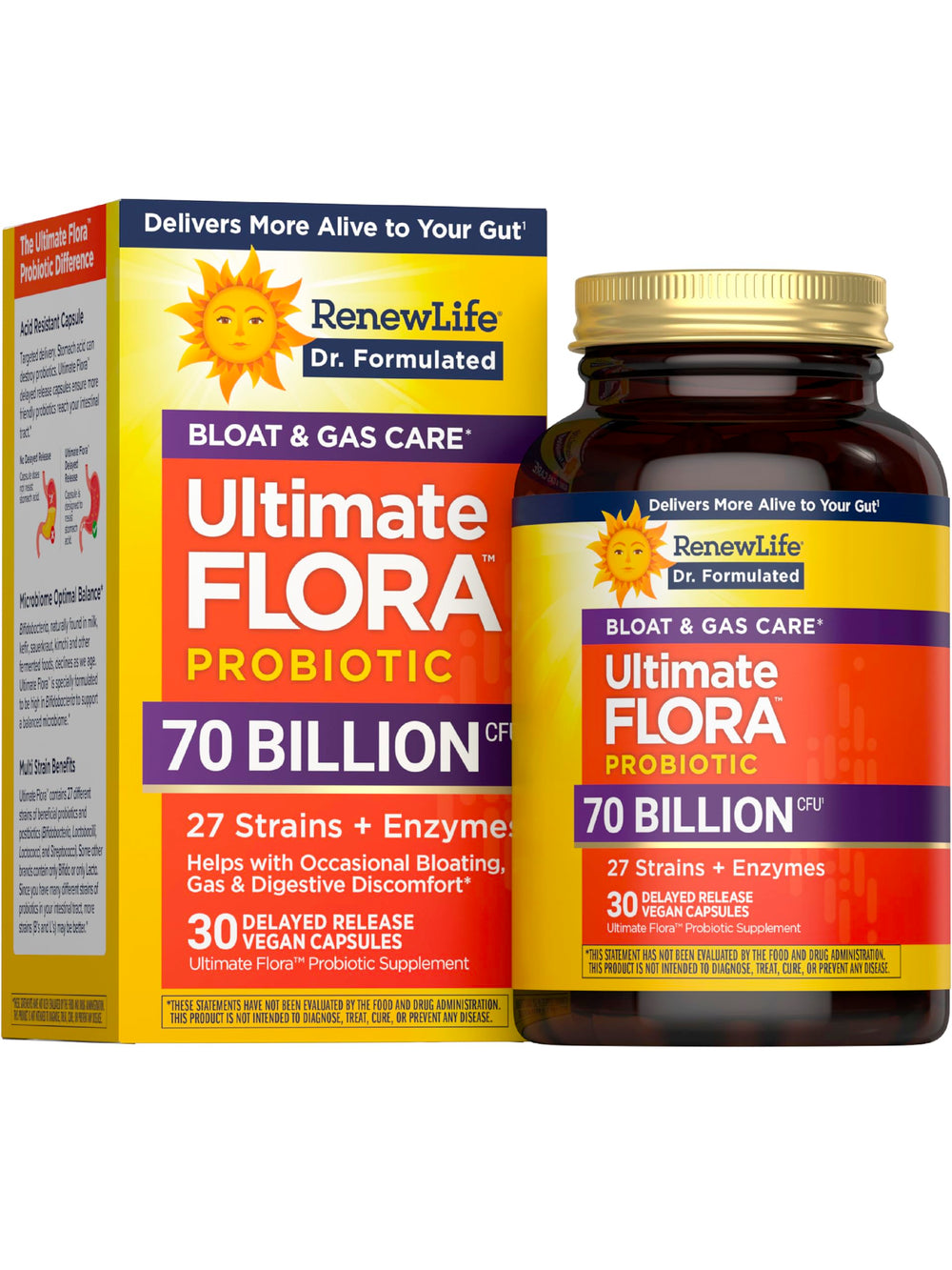 Renew Life Ultimate Flora Probiotics bottle front
