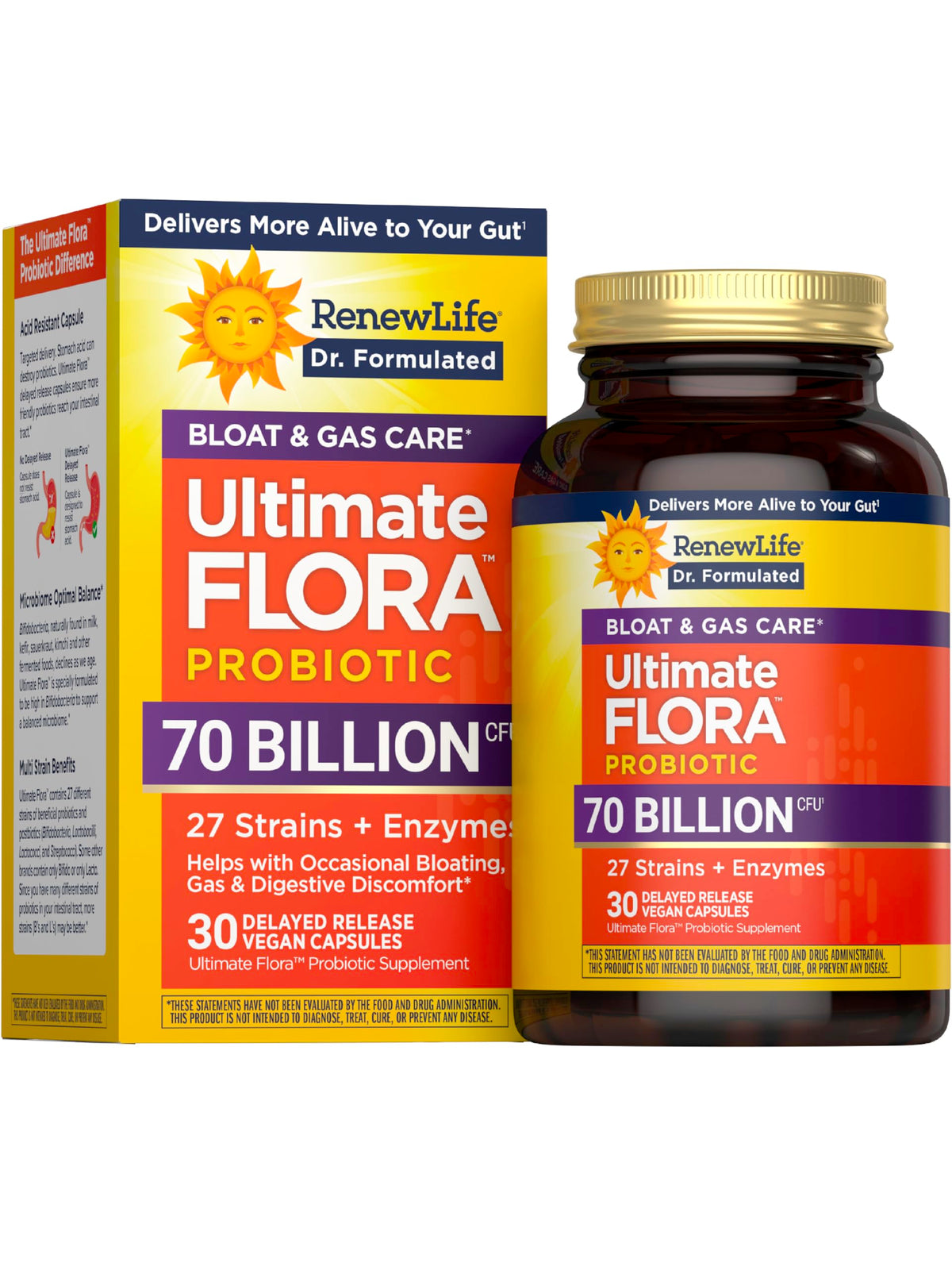 Renew Life Ultimate Flora Probiotics bottle front