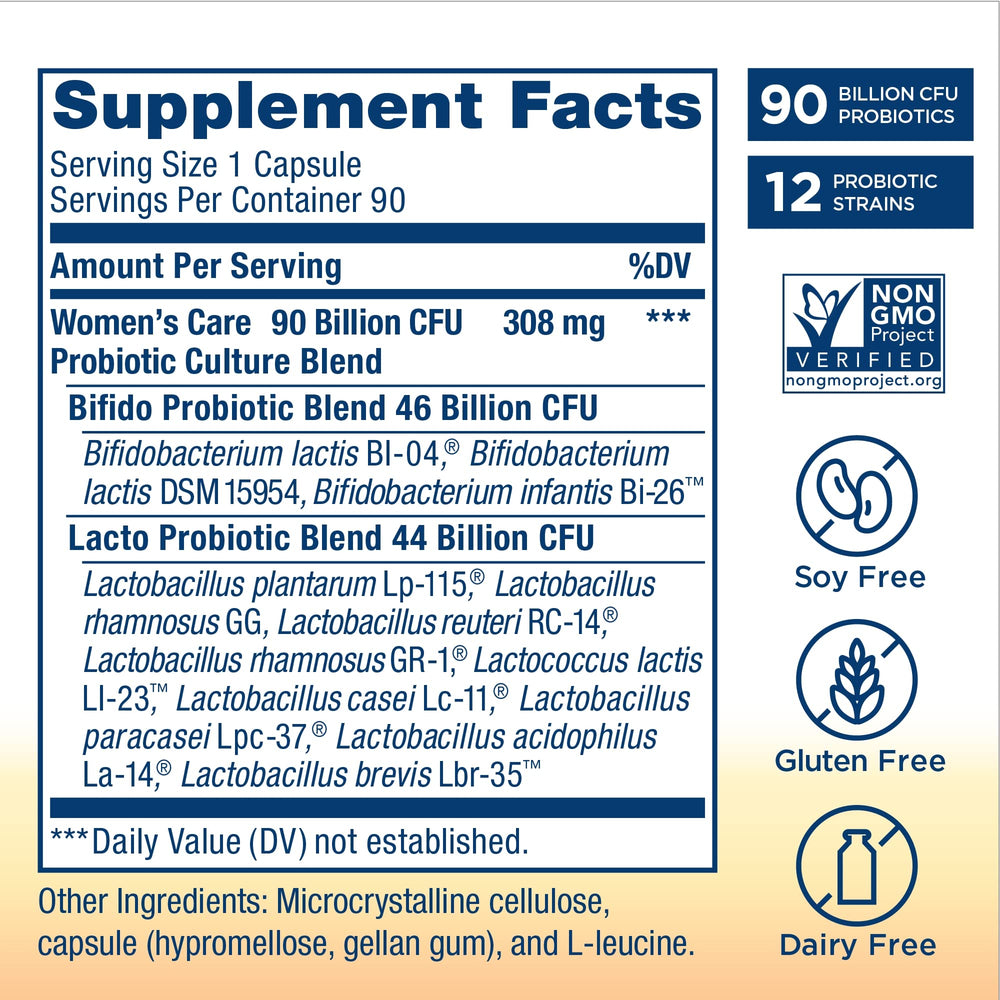 Close-up of Renew Life probiotic capsules