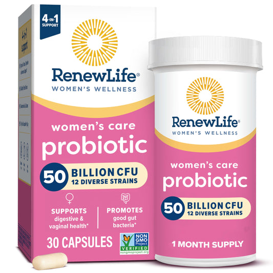 Renew Life Women's Probiotic bottle with 50B CFU and 30-count