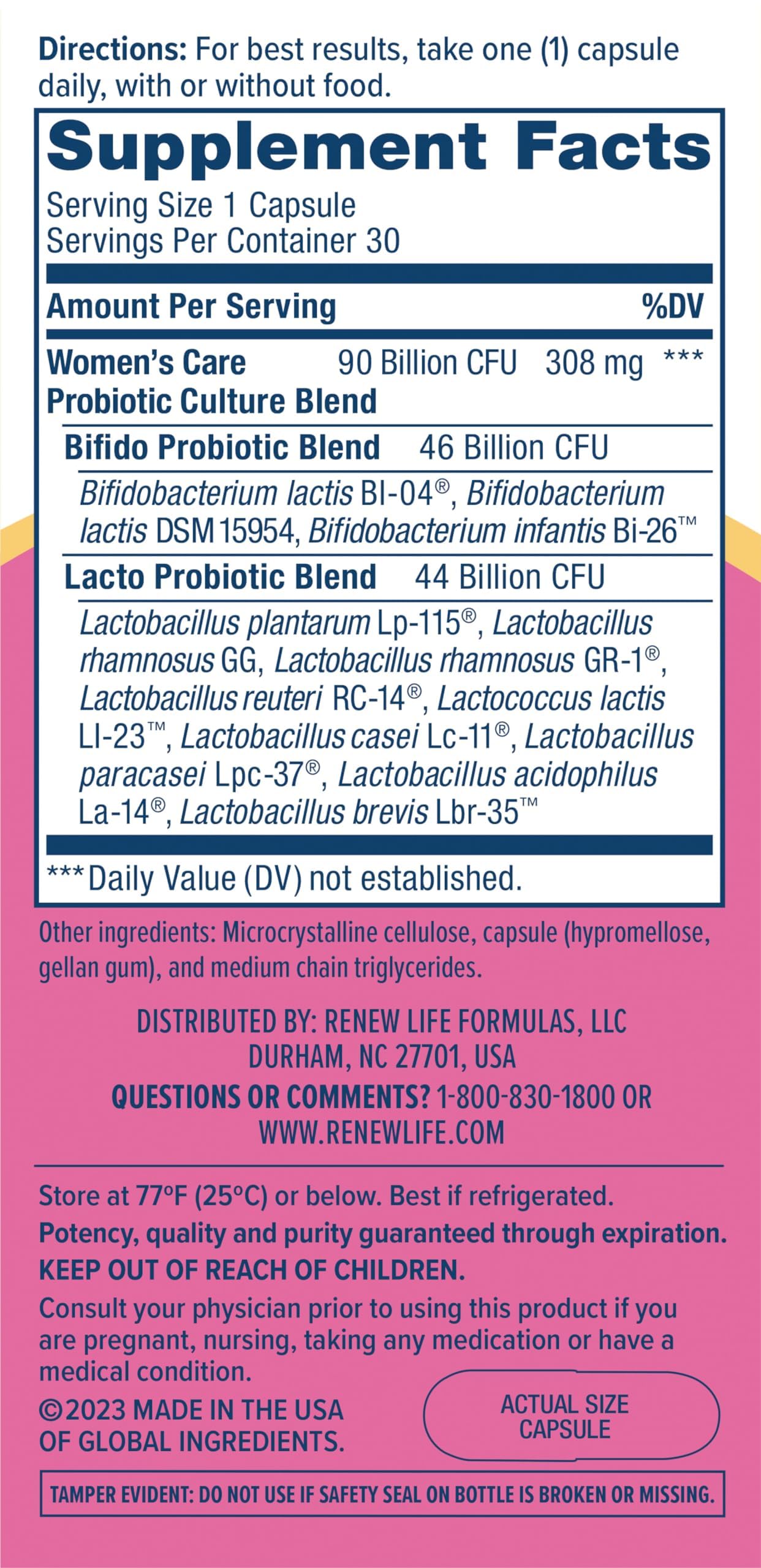 30-count bottle front label