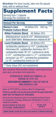 30-count bottle front label