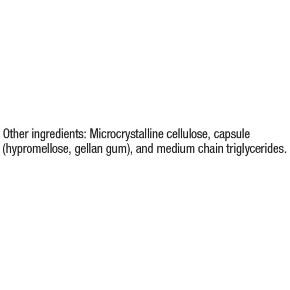 Close-up of 90 Billion CFU label on Renew Life probiotic bottle