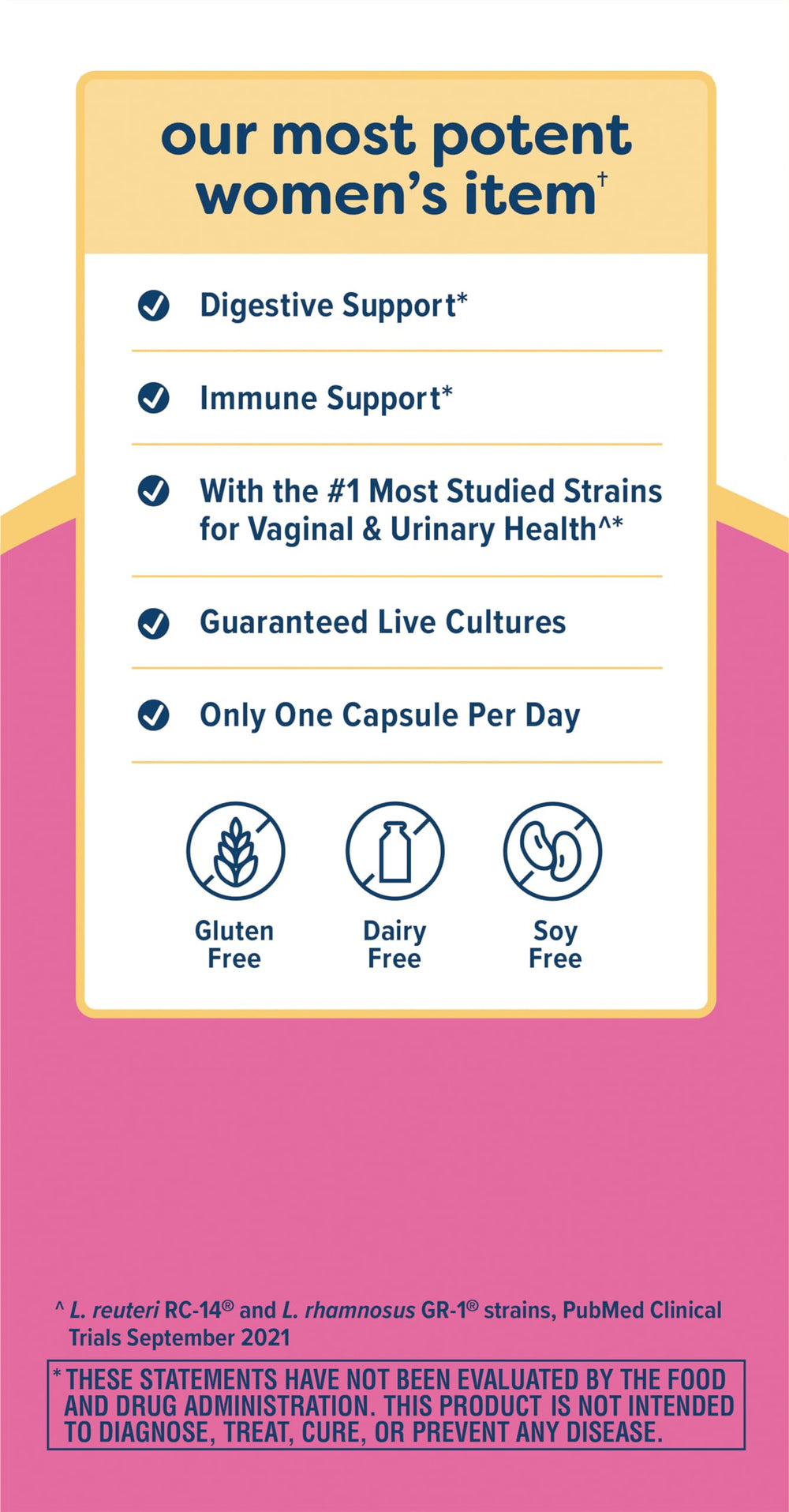 Banner highlighting digestive health benefits