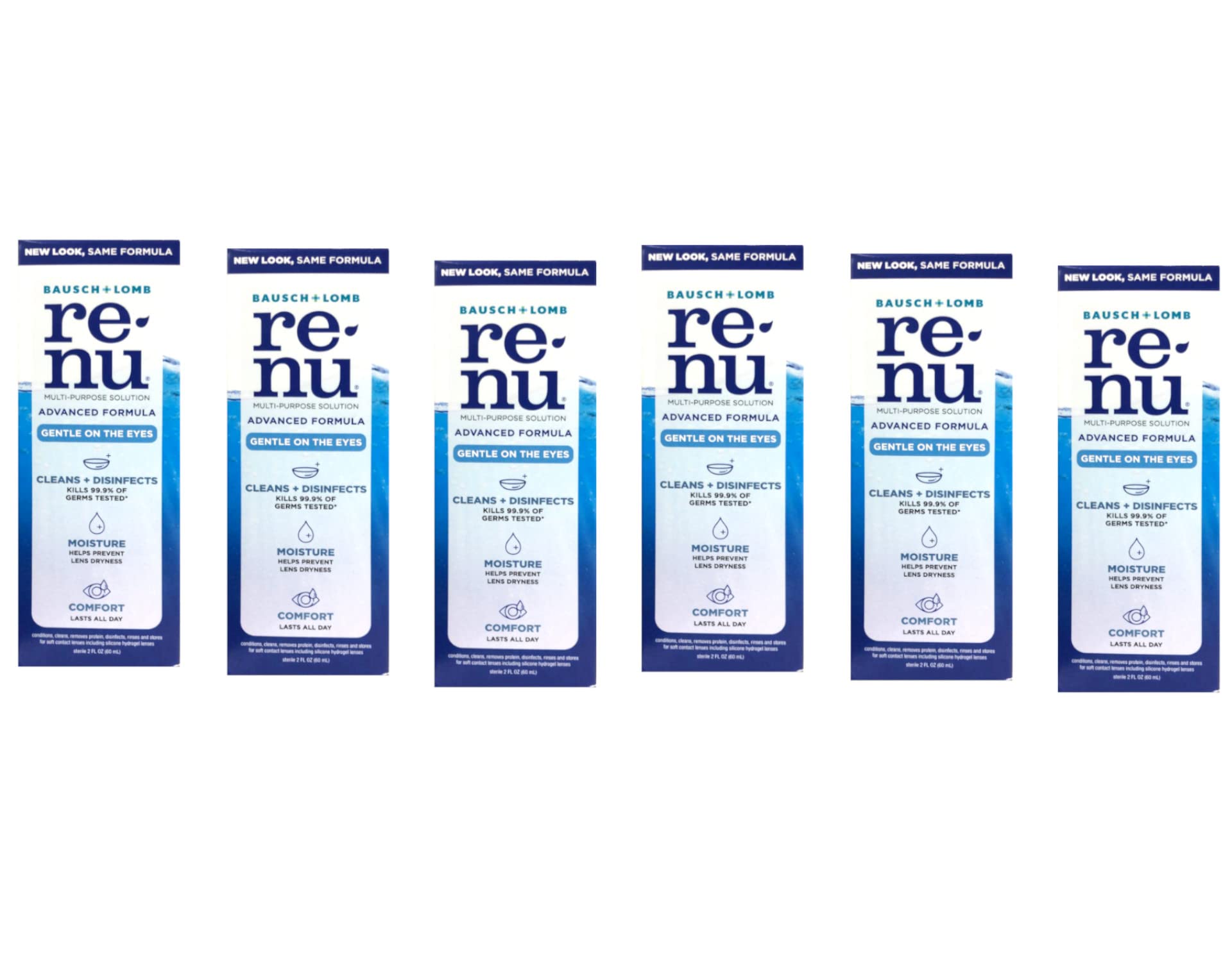 Renu Advanced Formula multi-purpose solution bottle with 2 oz travel size