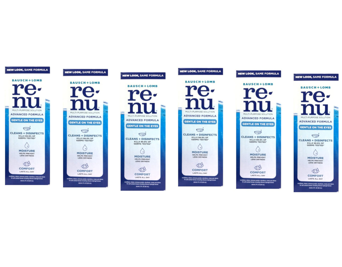 Renu Advanced Formula multi-purpose solution bottle with 2 oz travel size