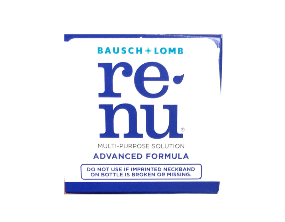Pack of six Renu Advanced bottles for everyday value