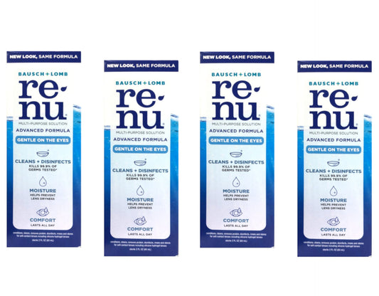 Renu Fresh multi-purpose contact lens solution bottle