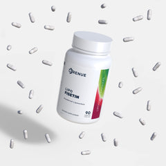 Senolytic supplement concept with aging cells being cleared