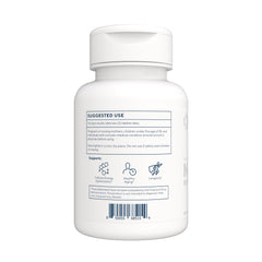 Renue By Science NMN bottle with third-party testing certificate highlights quality and safety.