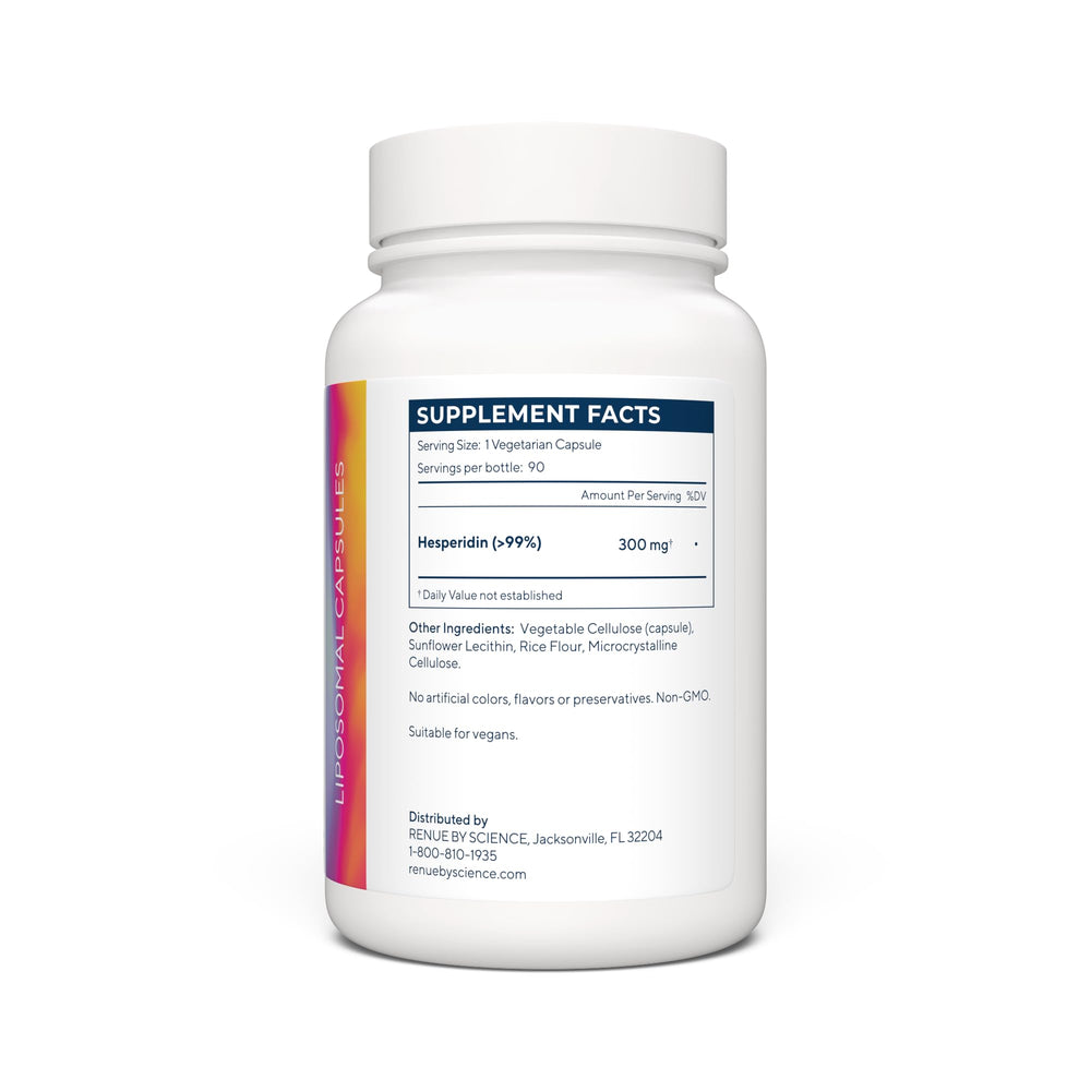 Close-up of Liposomal Hesperidin capsules