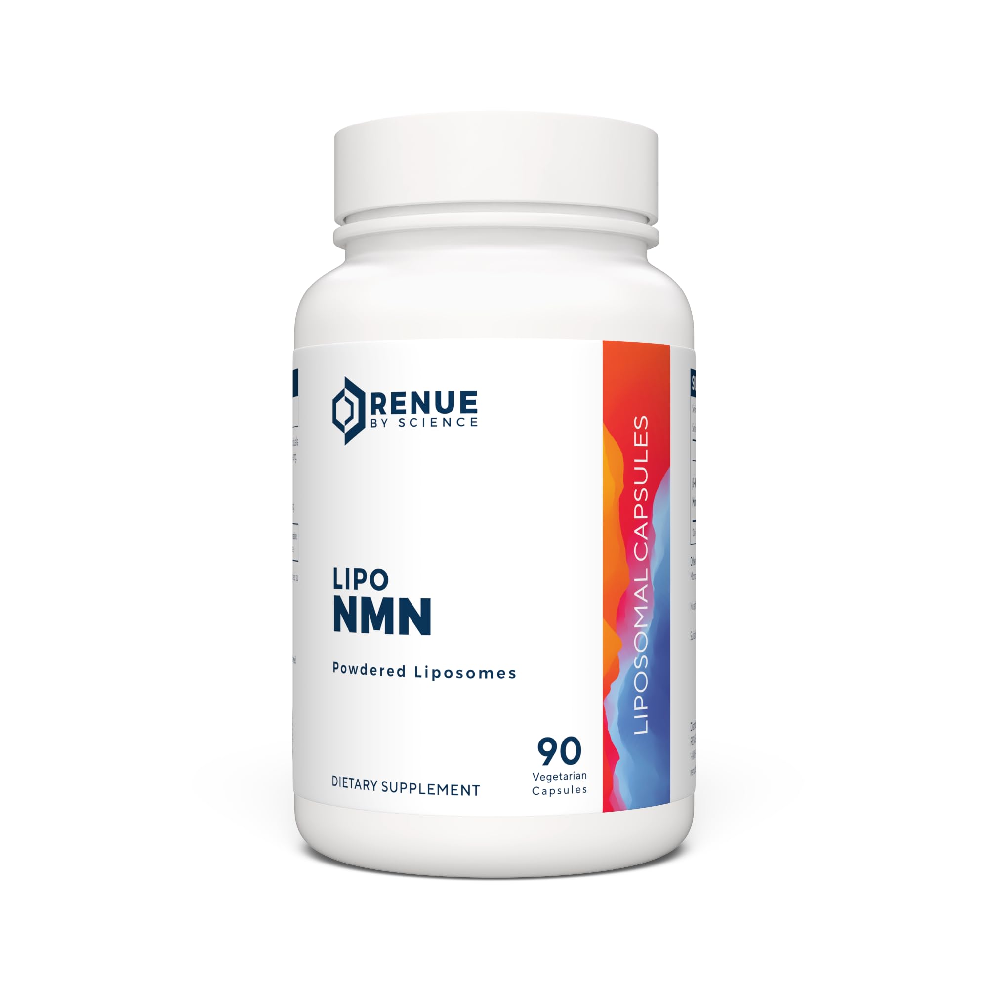 Renue By Science NMN bottle with liposomal capsules for daily vitality