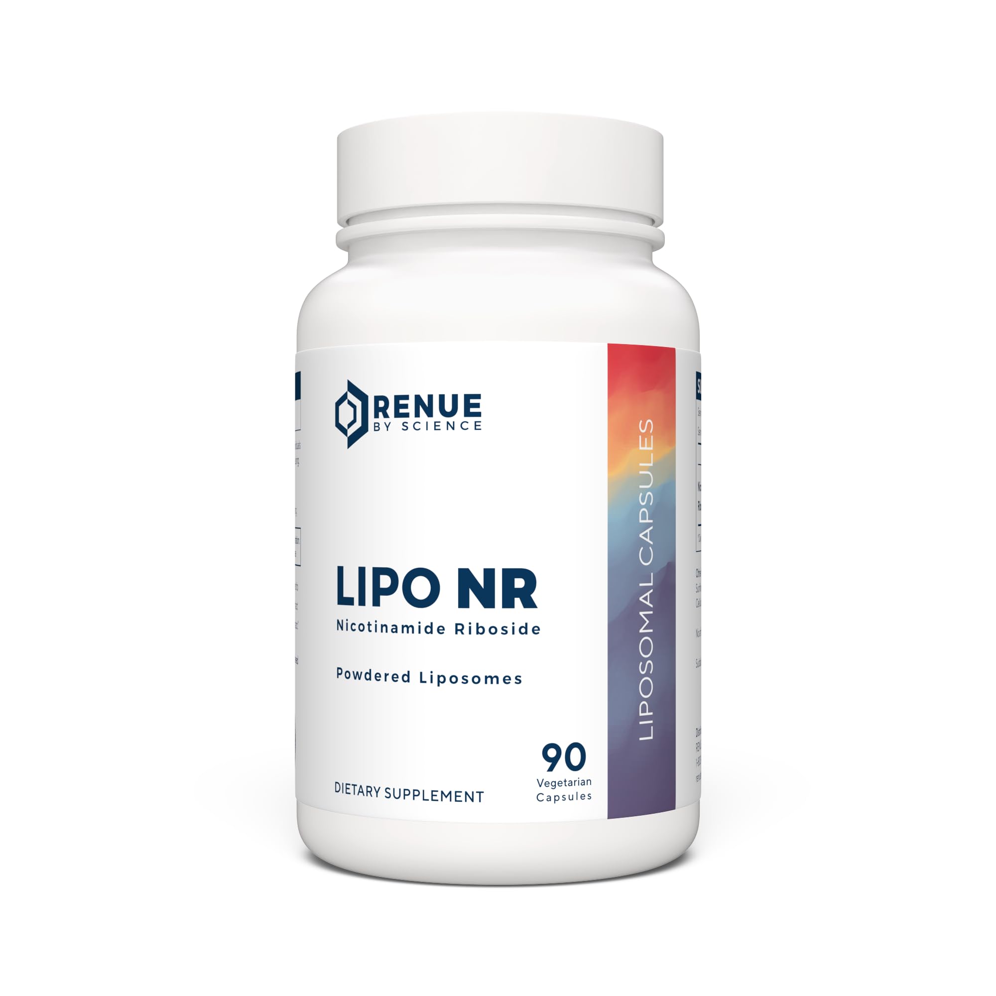 RENUE liposomal Nicotinamide Riboside bottle with 90 capsules