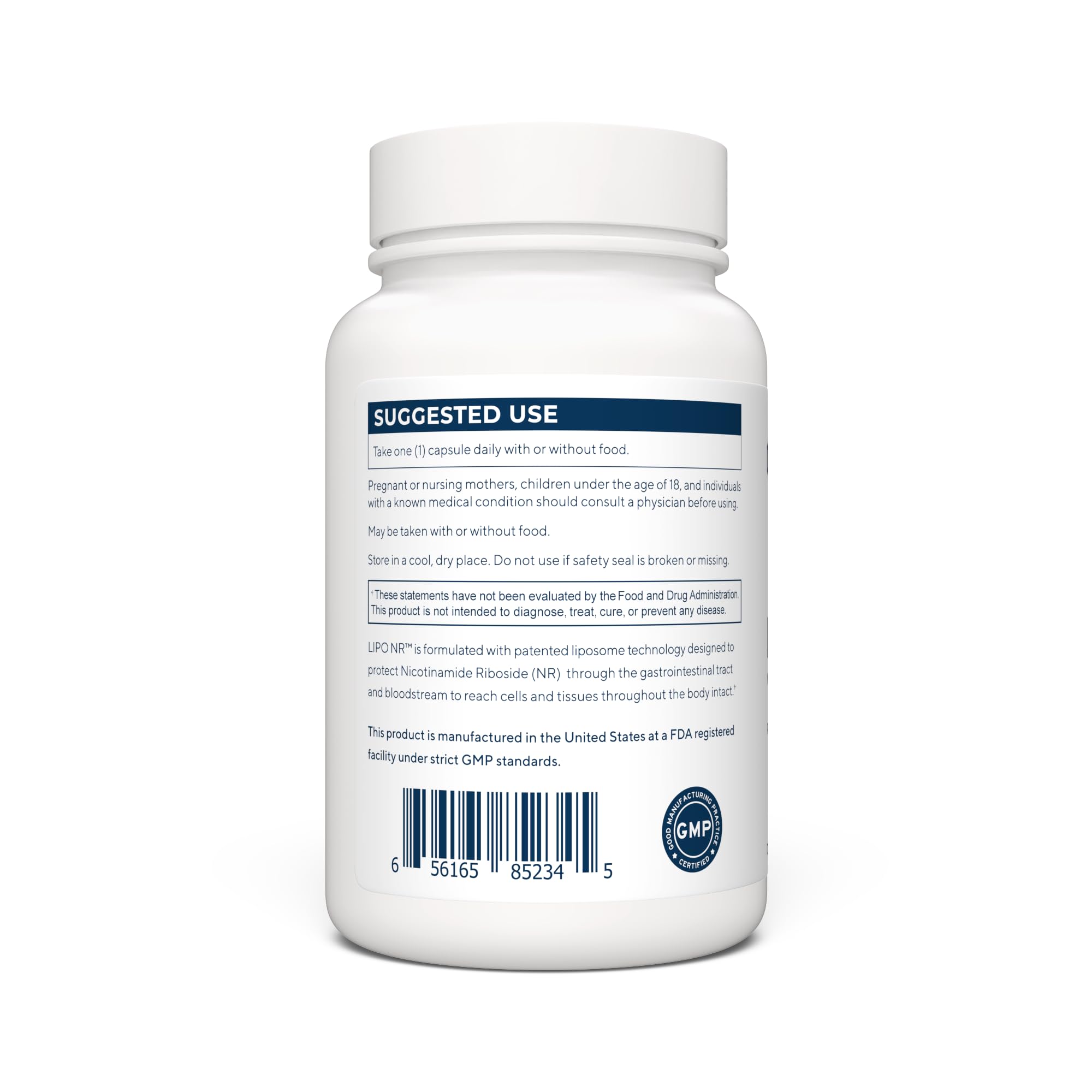 Close-up of RENUE NR liposomal capsules