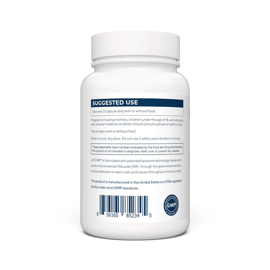 Close-up of RENUE NR liposomal capsules