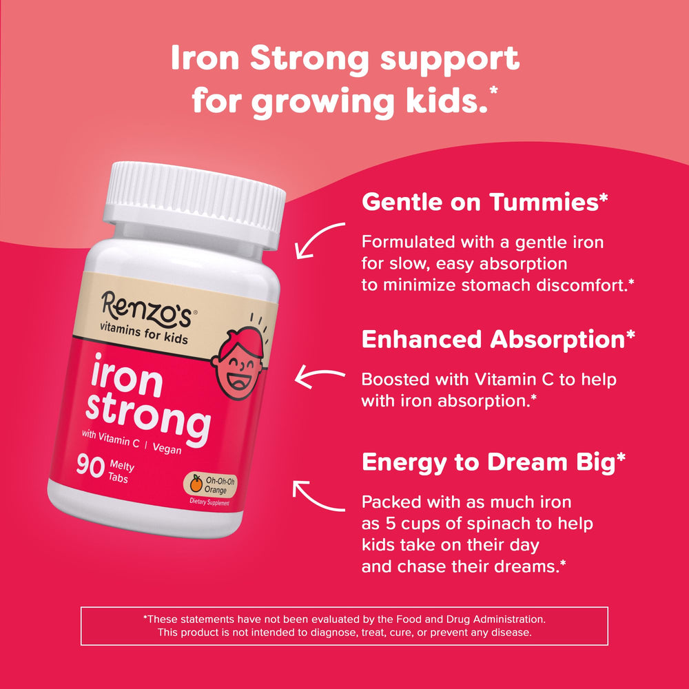 Children dissolving Renzo's iron tablets in water