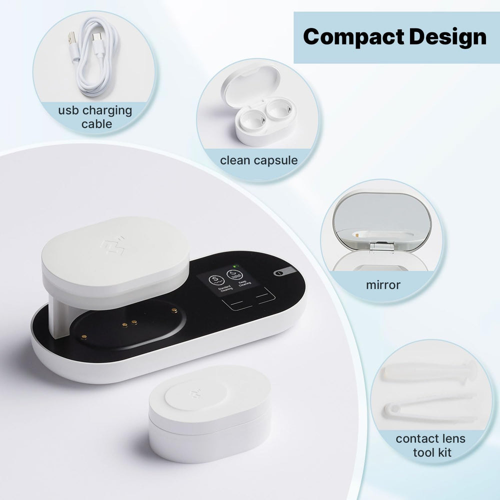 Storage case and accessories for ReO2 in white