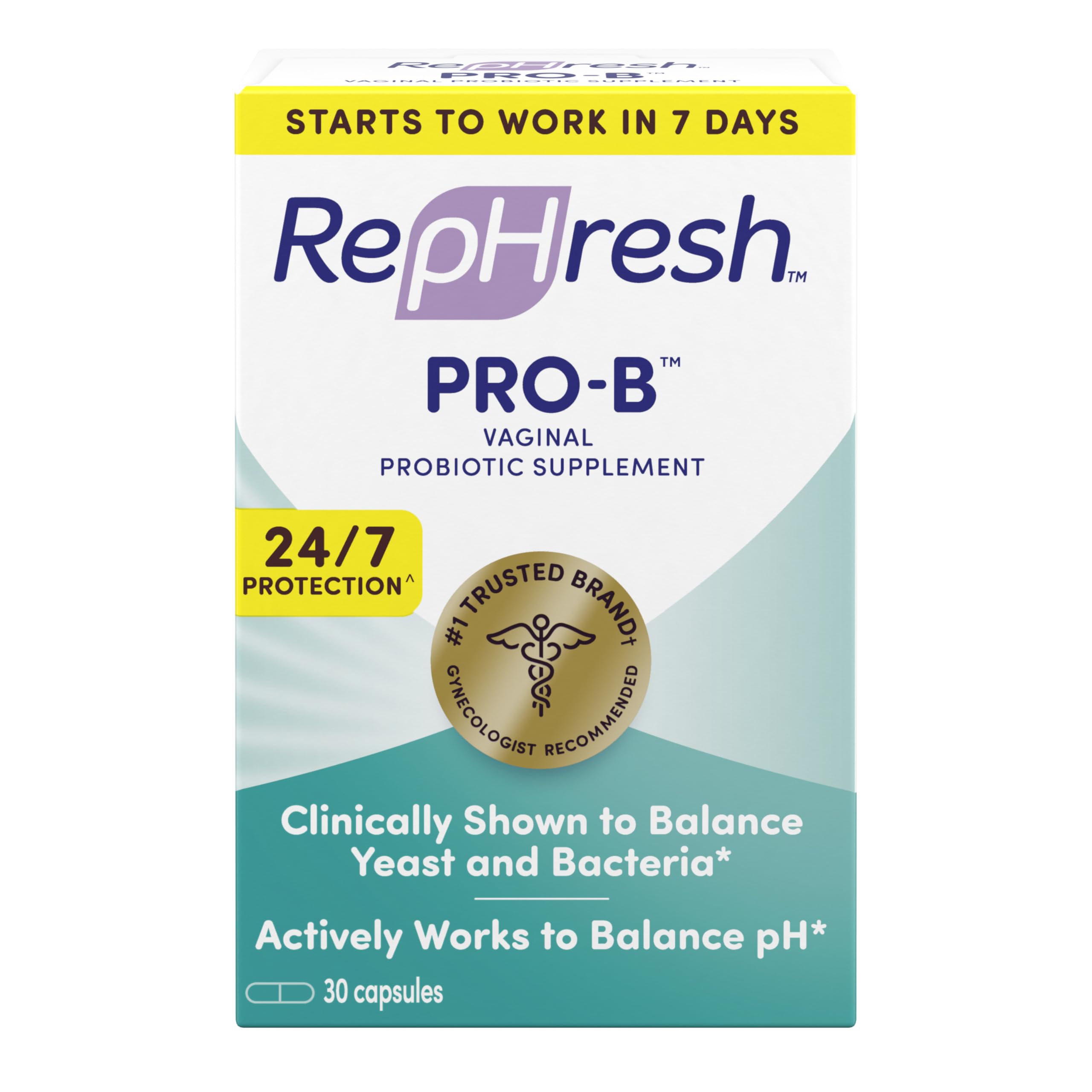 RepHresh Pro-B Probiotic Supplement for Women bottle - image 1