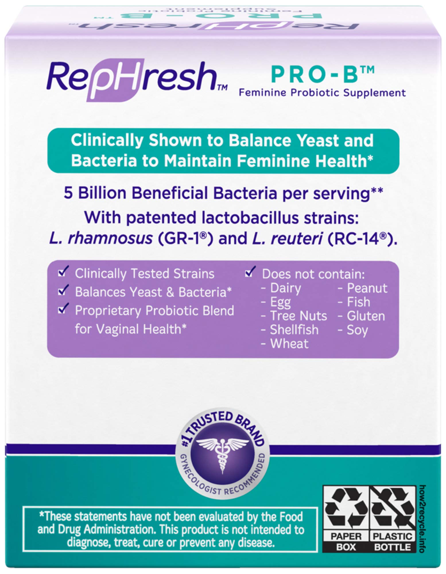 RepHresh Pro-B Probiotic Supplement for Women capsules - image 2