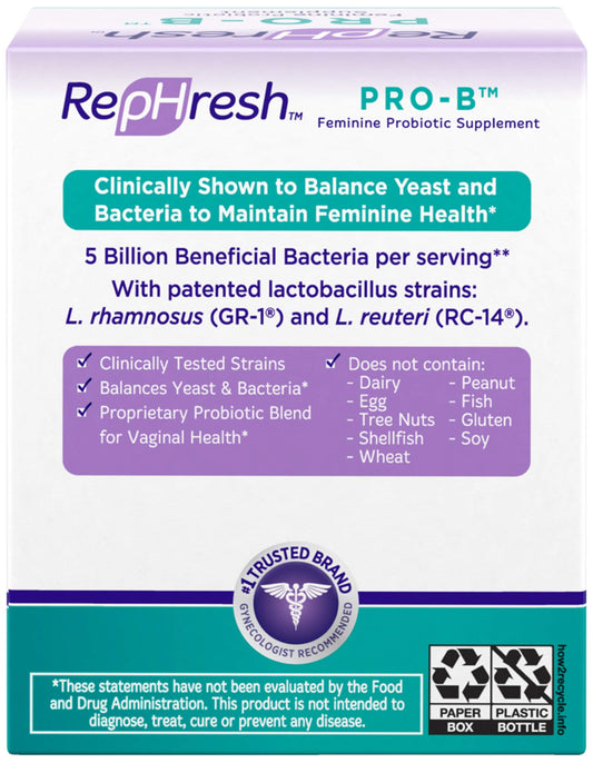 RepHresh Pro-B Probiotic Supplement for Women capsules - image 2
