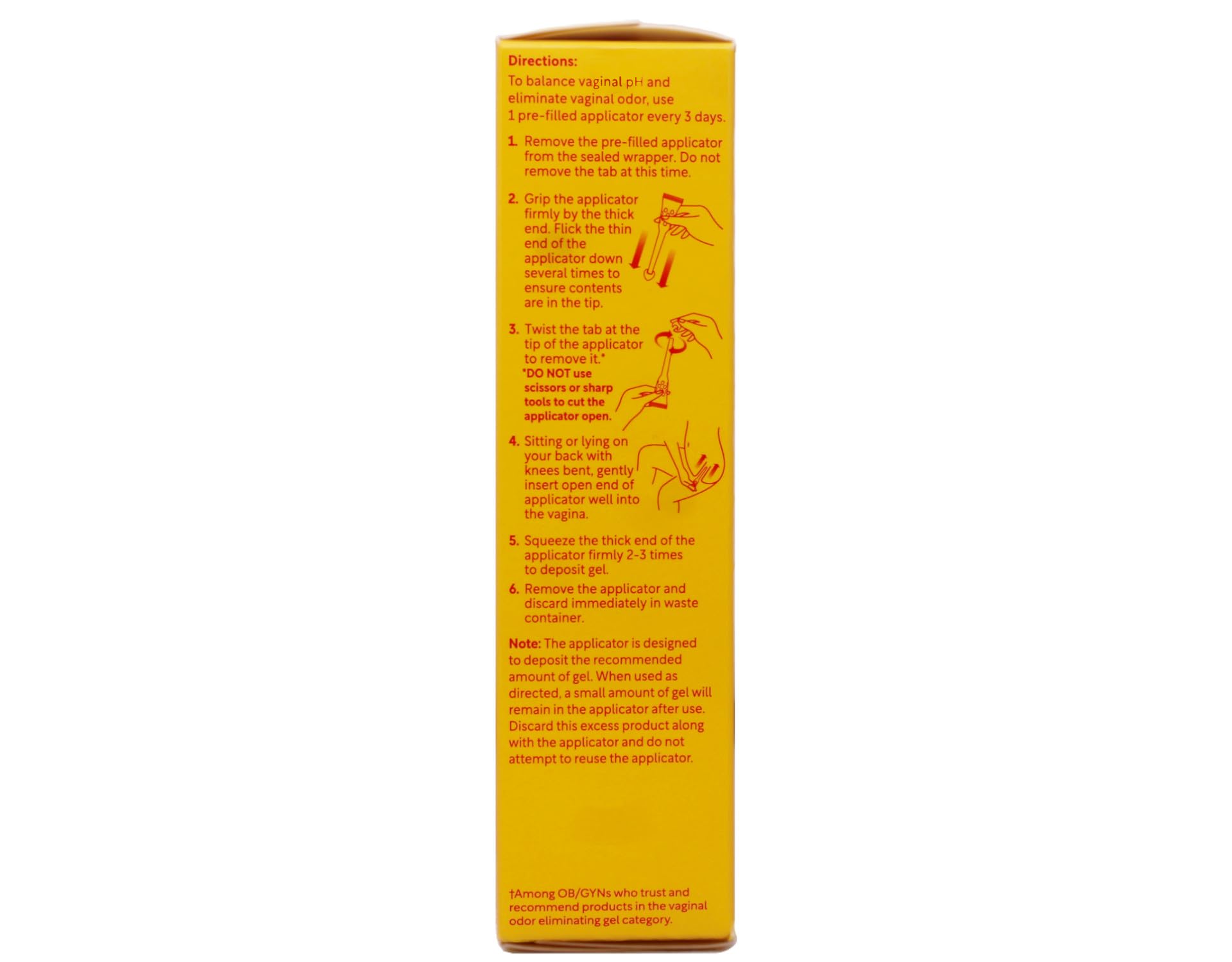Odor-eliminating formula in Rephresh vaginal gel may reduce odor naturally.