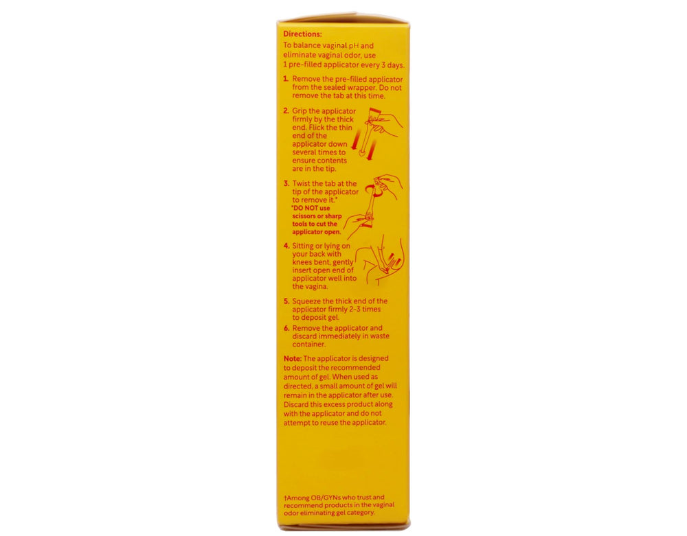 Odor-eliminating formula in Rephresh vaginal gel may reduce odor naturally.