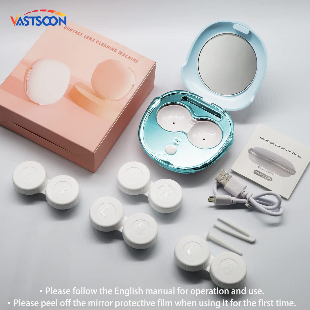 Three additional replacement solution containers in blue kit