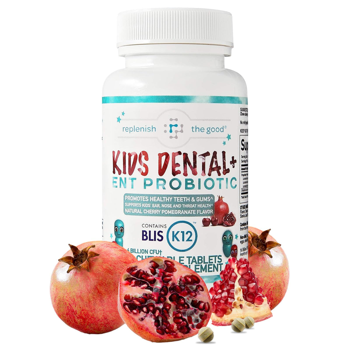 Replenish the Good Kids Dental Probiotic Chewables packaging