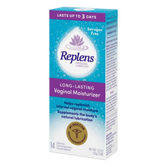 Replens long-lasting moisture action suggesting extended hydration