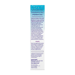 Replens long-lasting moisture action suggesting extended hydration