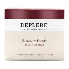 Replere product line showing All Natural label