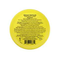 Front view of RESCUE Bach Pastilles container label