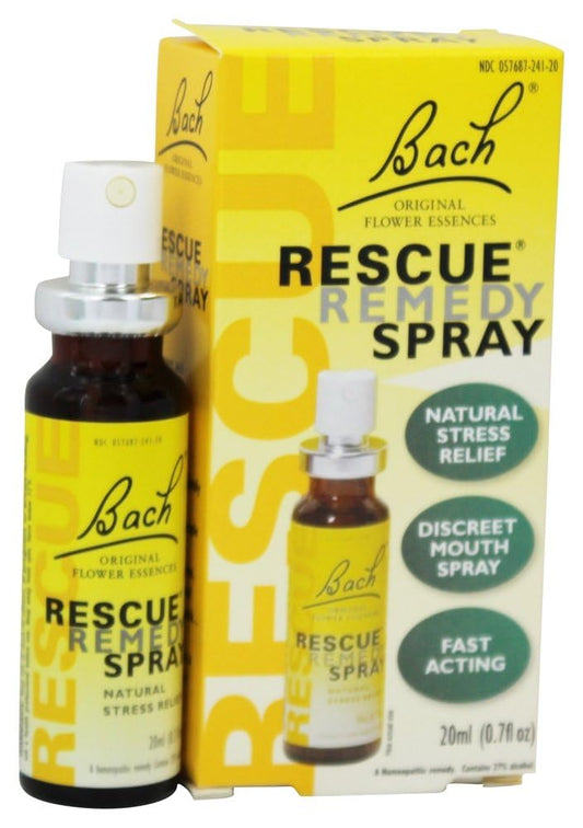 Rescue Remedy Spray bottle with original Bach Flower Essences, 0.7 fl oz