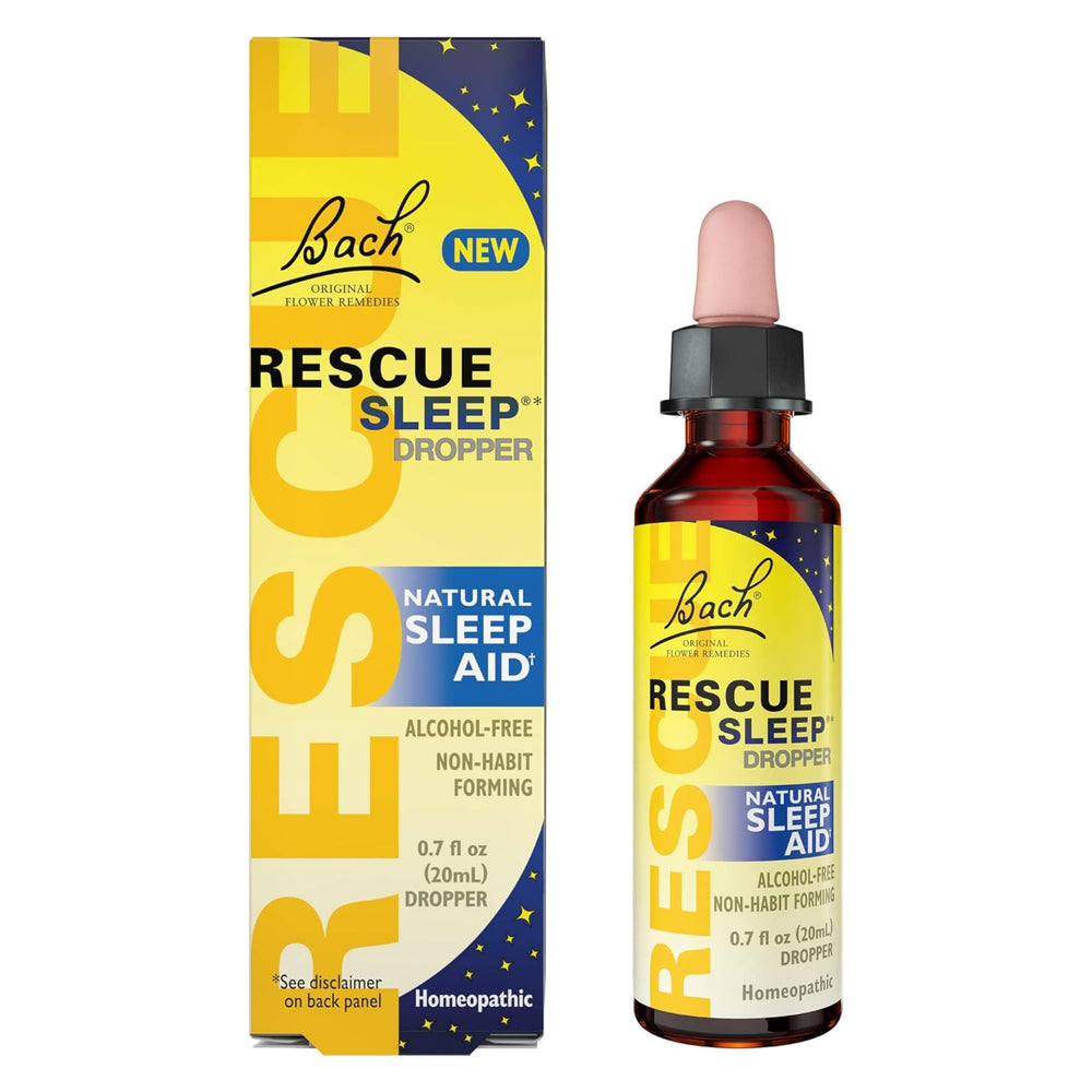 RESCUE SLEEP dropper bottle for easy nightly use to calm busy thoughts