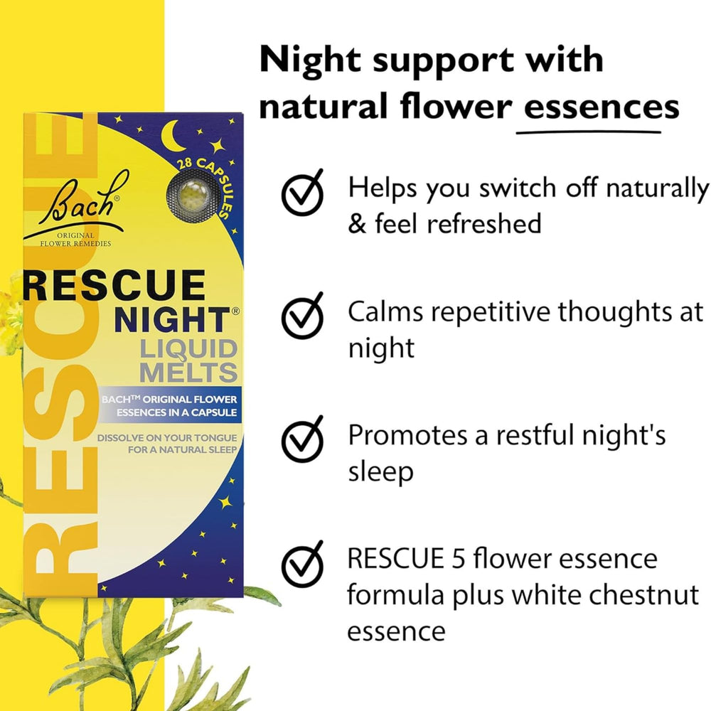 RESCUE SLEEP melts dissolving on tongue for quick-night relaxation