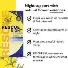 RESCUE SLEEP melts dissolving on tongue for quick-night relaxation