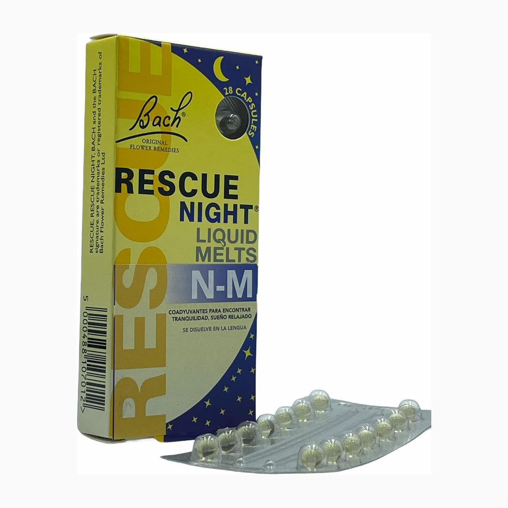RESCUE SLEEP beside a glass of water for night-use ritual