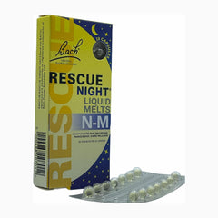 RESCUE SLEEP beside a glass of water for night-use ritual