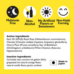 RESCUE SLEEP bottle and label emphasize non-melatonin relief options for occasional sleep challenges