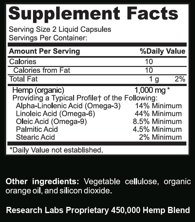 USA-made hemp extract bottle and capsules