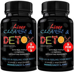 Research Labs Liver Detox 2 Pack front view