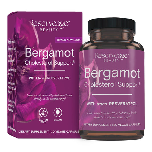 Reserveage Beauty Bergamot Cholesterol Support bottle – front view