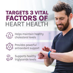 Product label highlighting Resveratrol, vegan and non-GMO claims
