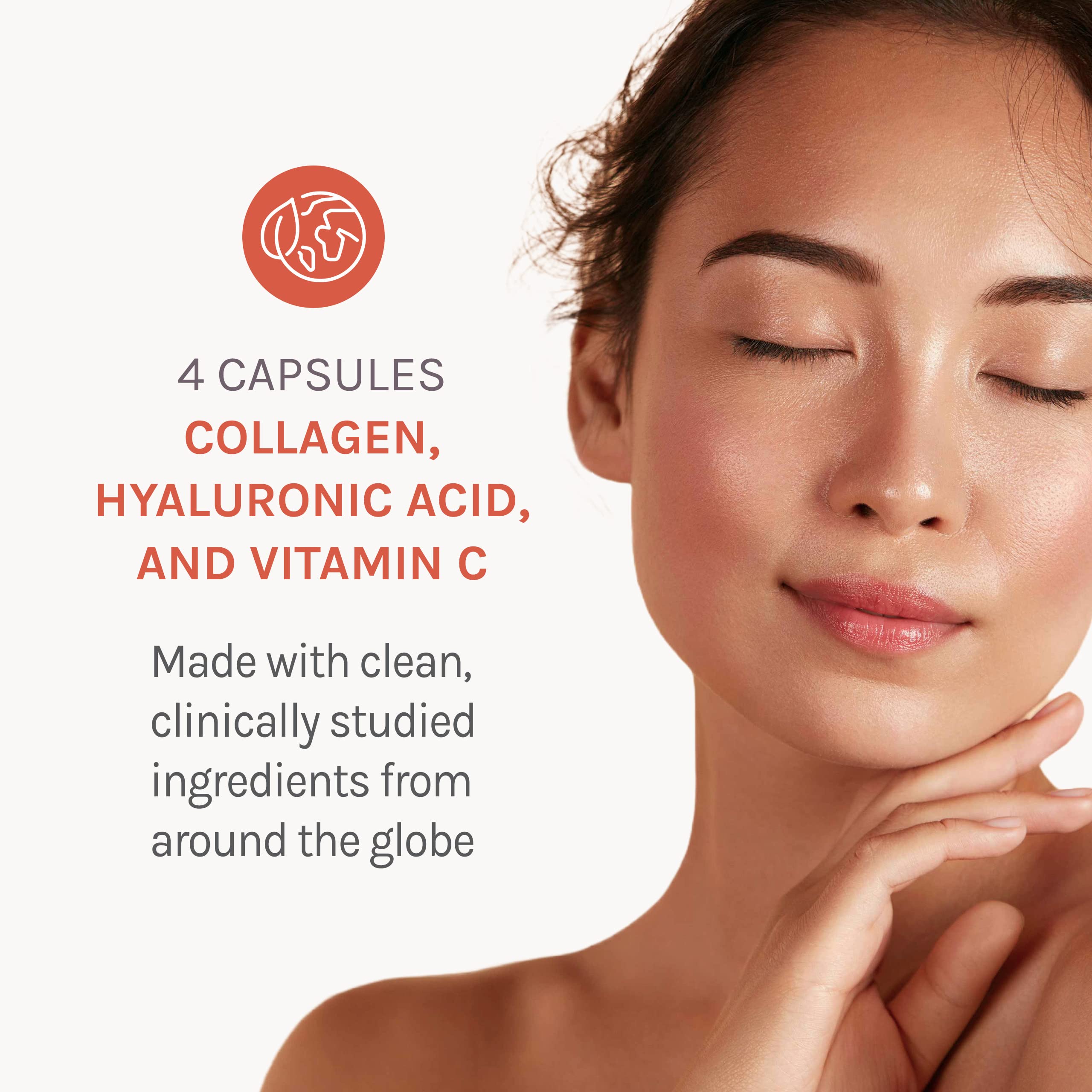 Vegan and organic ingredients used in Reserveage Beauty Collagen Replenish