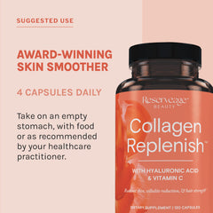 Daily serving guidance: 4 capsules for healthy skin support