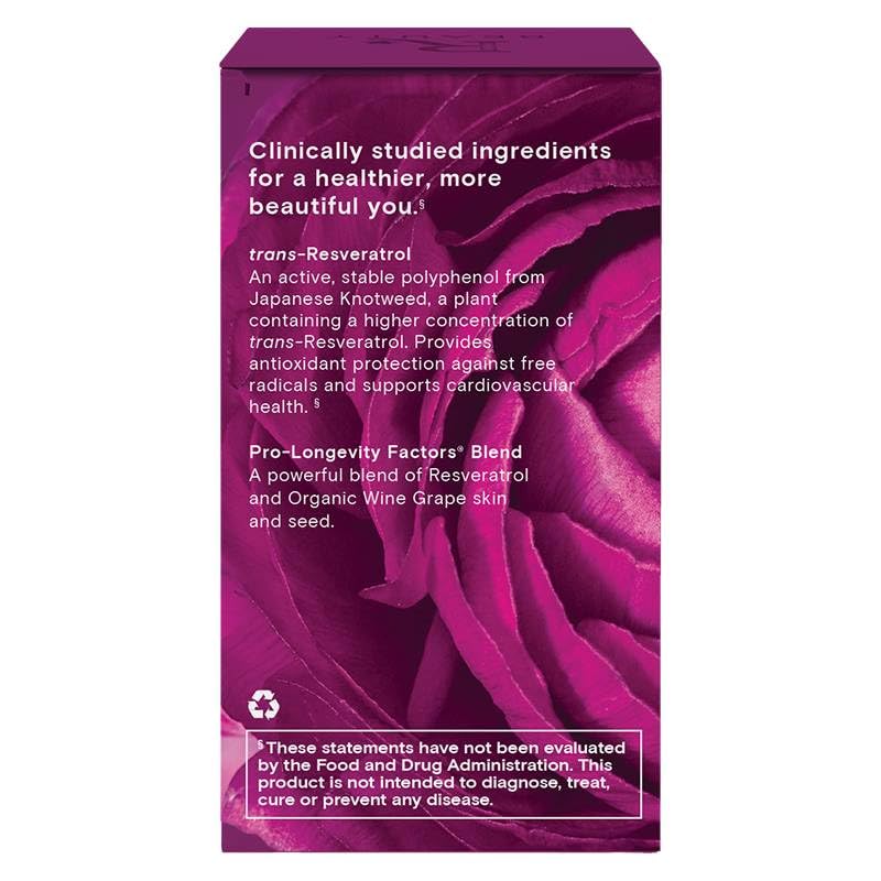 30 capsules bottle of Reserveage Beauty Resveratrol image