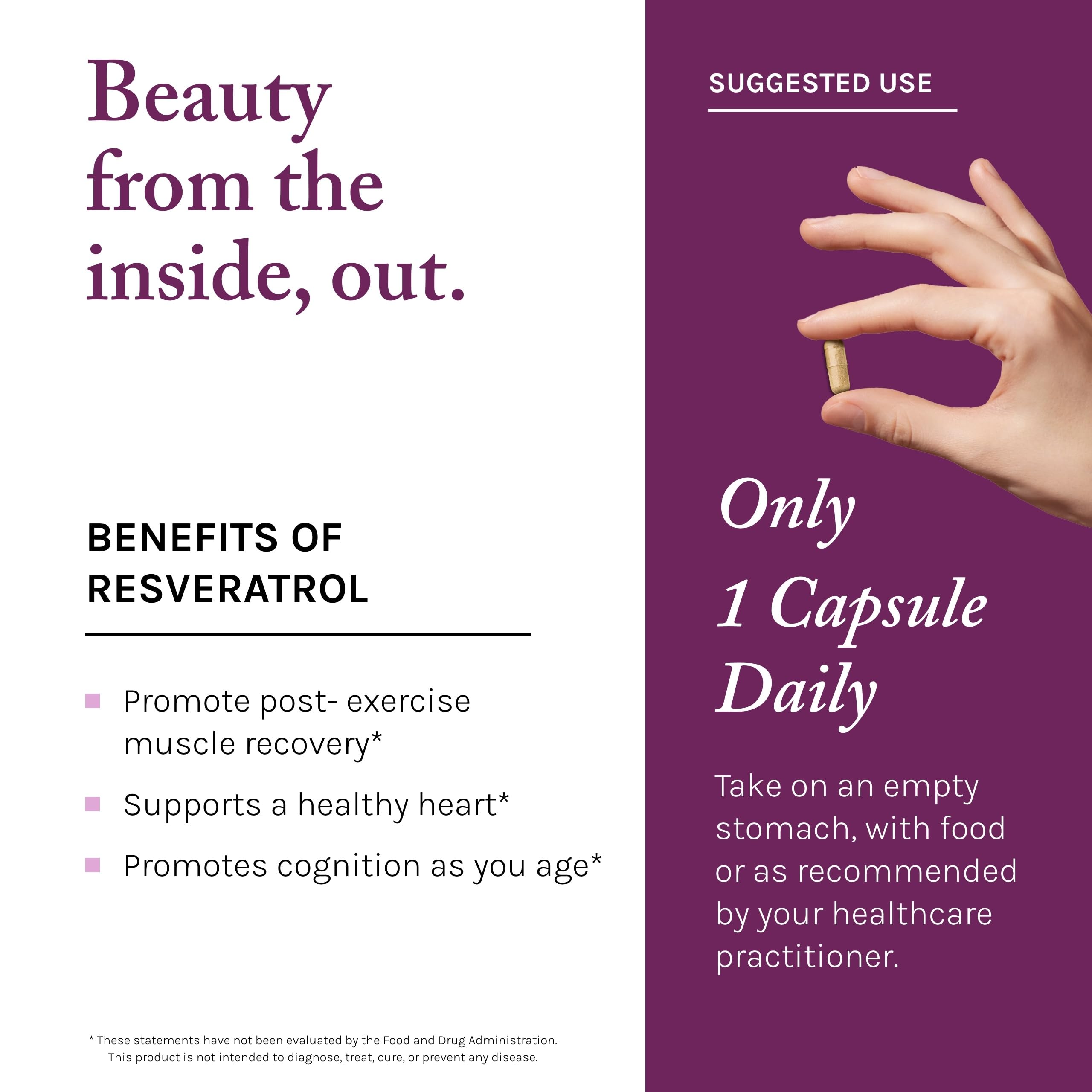 Organic muscadine grapes used in formula image